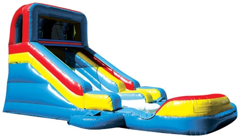 INFLATABLE SLIDE WITH POOL 