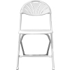 Indoor Folding Padded Chair White or Black