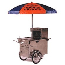 Hot dog pushcart