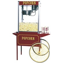 Popcorn machine w/cart