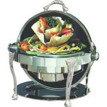 Roll top chafer 8qt-round