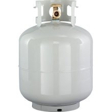 Propane cylinder: 20 lbs  