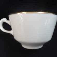 Gold Band: 8 oz Coffee/Tea Cup