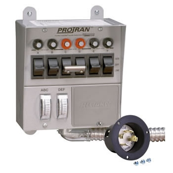 6 Circuit Generator Transfer Switch
