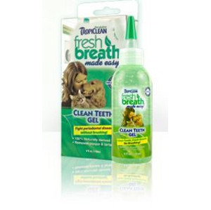 Tropiclean Fresh Breath Dog & Cat Clean Teeth Gel 2oz