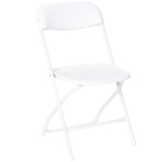 White Plastic Dining Chair