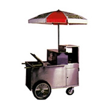 Portable Hot Dog Cart With Umbrella