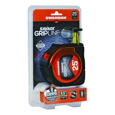 Swanson's Savage Gripline Tape Measure