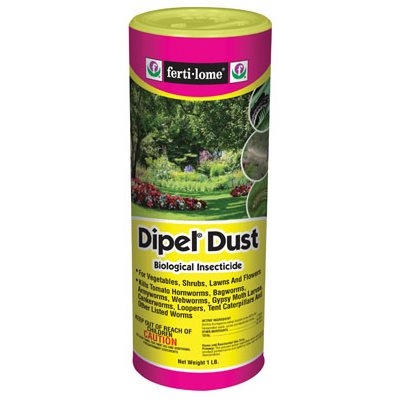 Dipel Garden Dust, Biological Insecticide, 1-Lb.