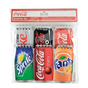 Coca Cola, Assorted Drinks - Mini Notepad Set