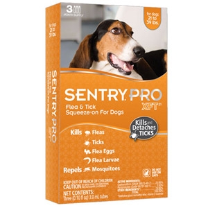 Sentry® Pro XFT 21 Flea & Tick Squeeze-On for Dogs