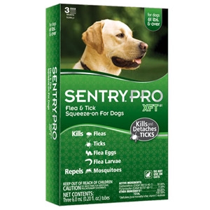 Sentry® Pro XFT 61 Flea & Tick Squeeze-On for Dogs