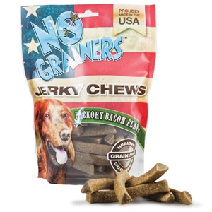 No Grainers Hickory Bacon Jerky Chews