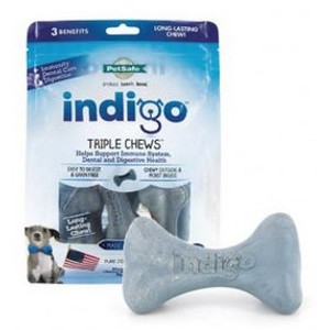 Indigo, Triple Chews Dog Treats
