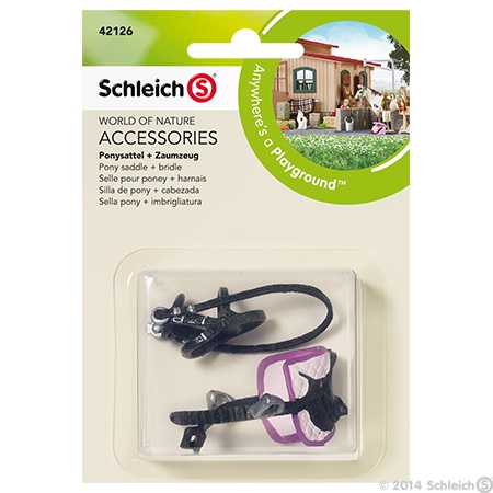 Schleich® Toys Pony Saddle & Bridle