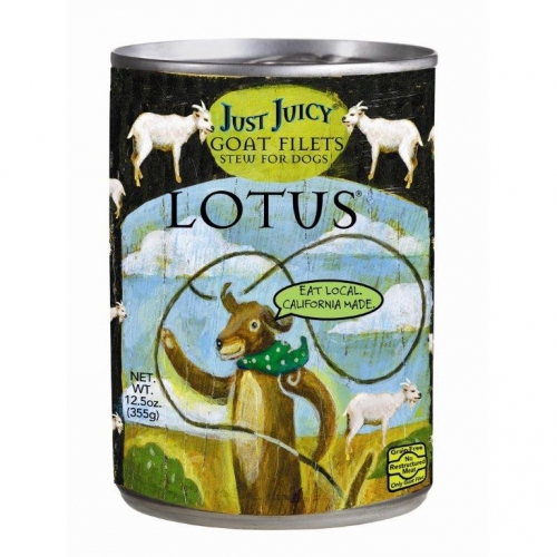 Lotus Just Juicy Goat Filets Stew for Dogs - 12.5 oz