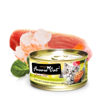 Fussie Cat Premium Tuna With Shrimp Formula