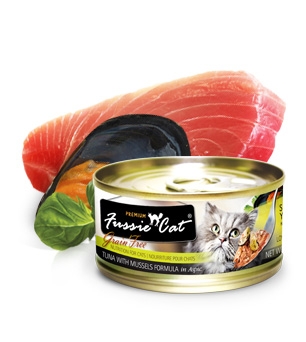 Fussie Cat Premium Tuna With Mussels Formula