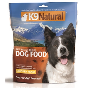 K9 Natural Raw Freeze Dried Chicken Dog Food