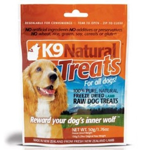 K9 Natural Raw Freeze Dried Lamb Dog Treats