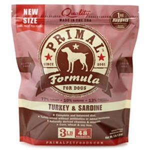 Primal Pet Foods Canine Turkey & Sardine Formula