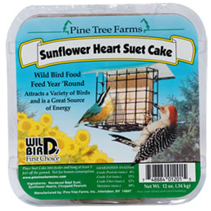 Pine Tree Farms Sunflower Heart Suet Cake