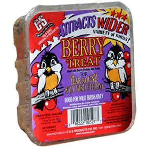 C&S Products Berry Treat Suet Cake