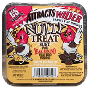 C&S Products Nutty Treat Suet Cake