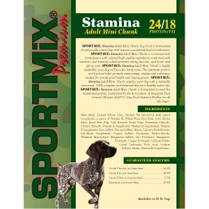 Sportmix® Premium Stamina Adult Mini Chunk 24/18