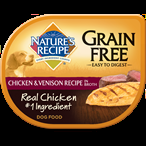 Nature's Recipe Chicken & Venison Recipe in Broth Grain Free Dog Food 24/2.75 oz.