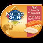 Nature's Recipe Chicken & Wild Salmon Recipe in Broth Dog Food 24/2.75oz.