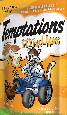 Whiskas Temptations Mixups Farmer's Feast 12/3Oz