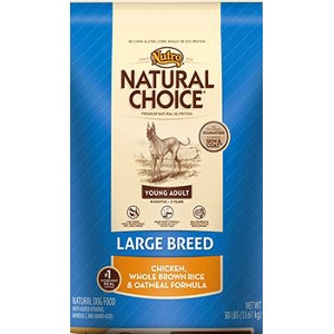 Natural Choice® Large Breed Young Adult Dog Food, Chicken, Whole Brown Rice & Oatmeal Formula 
