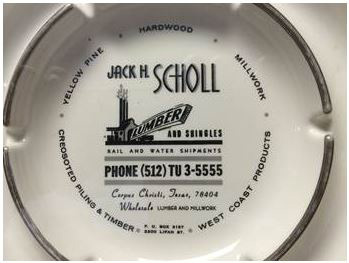 Jack H. Scholl Lumber and Shingles Advertisement