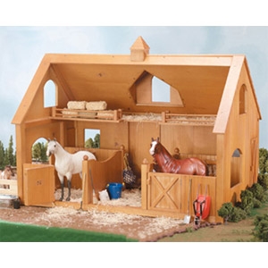 Breyer® Delux Two-Stall Wood Barn