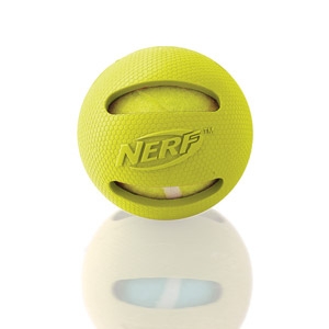 Nerf® 3.5'' Rubber-Protected Tennis Ball Dog Toy