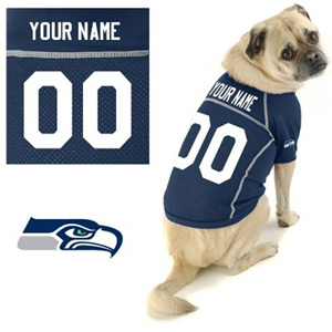 NFL Hunter Seattle Seahawks Custom Pet Jersey