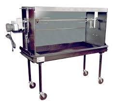 Charcoal 2'x5' Rotisserie Grill