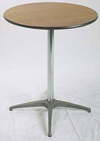 30 inch Round Table STANDING HEIGHT (cocktail height)