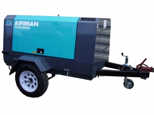 Air Compressor, 185CFM Towable