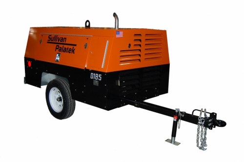 Air Compressor, 185 CFM with Jackhammer