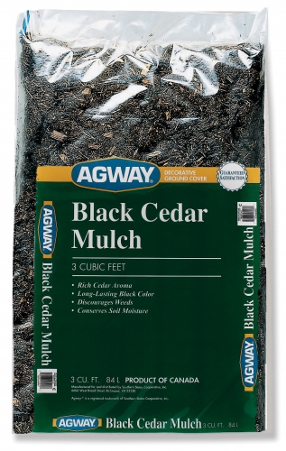 Agway Black Cedar Mulch 3 Cuft