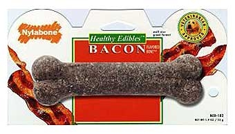 Nylabone Healthy Edibles Bacon Bone Wolf