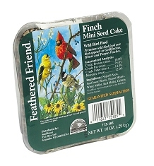Feathered Friend Finch Mini Seed Cake 10oz