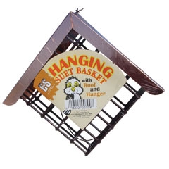 Hanging Suet Basket With Roof