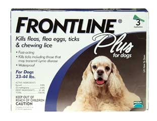 Frontline Plus For Dogs 23-44 Lbs 3-dose