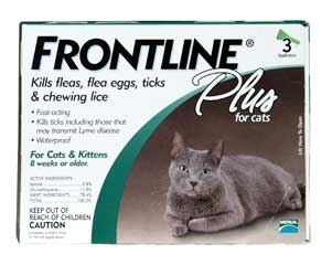 Frontline Plus For Cats 3-dose
