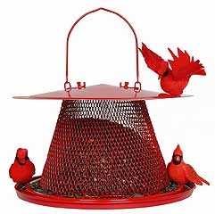 Red Cardinal No/no Bird Feeder