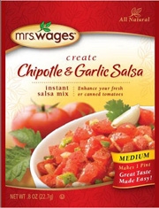 Mrs. Wages Chipotle & Garlic Salsa Mix .8oz