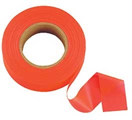 Flagging Tape Glo Orange 1in X 200ft